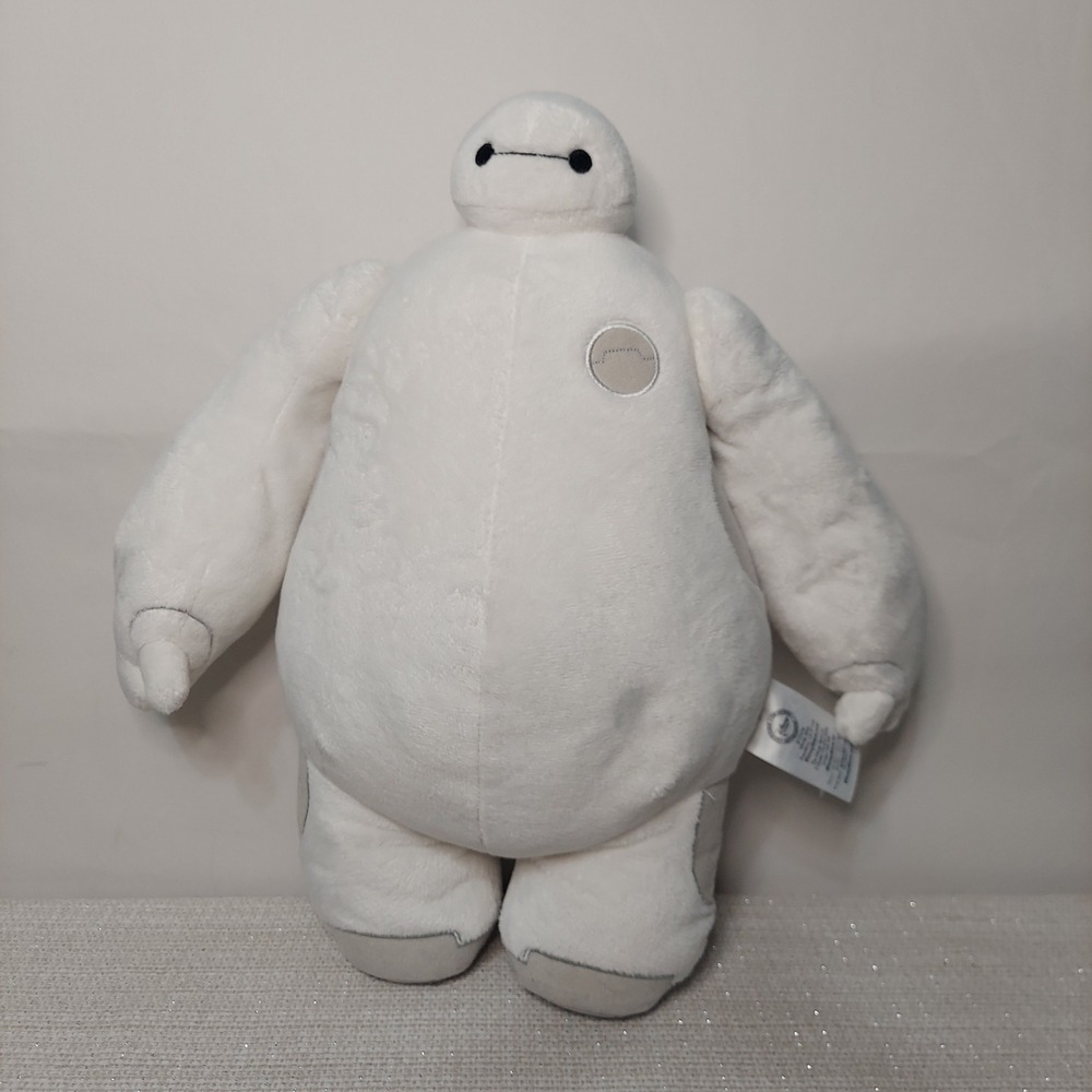 Disney Store Big Hero 6 Baymax Plush White Soft Stuffed Animal Toy 15 Inch